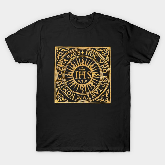 Ignatius of Loyola, Christogram T-Shirt by big_owl